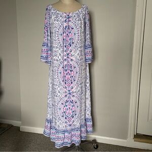 Lily Pulitzer Abigail off the shoulders dress size M